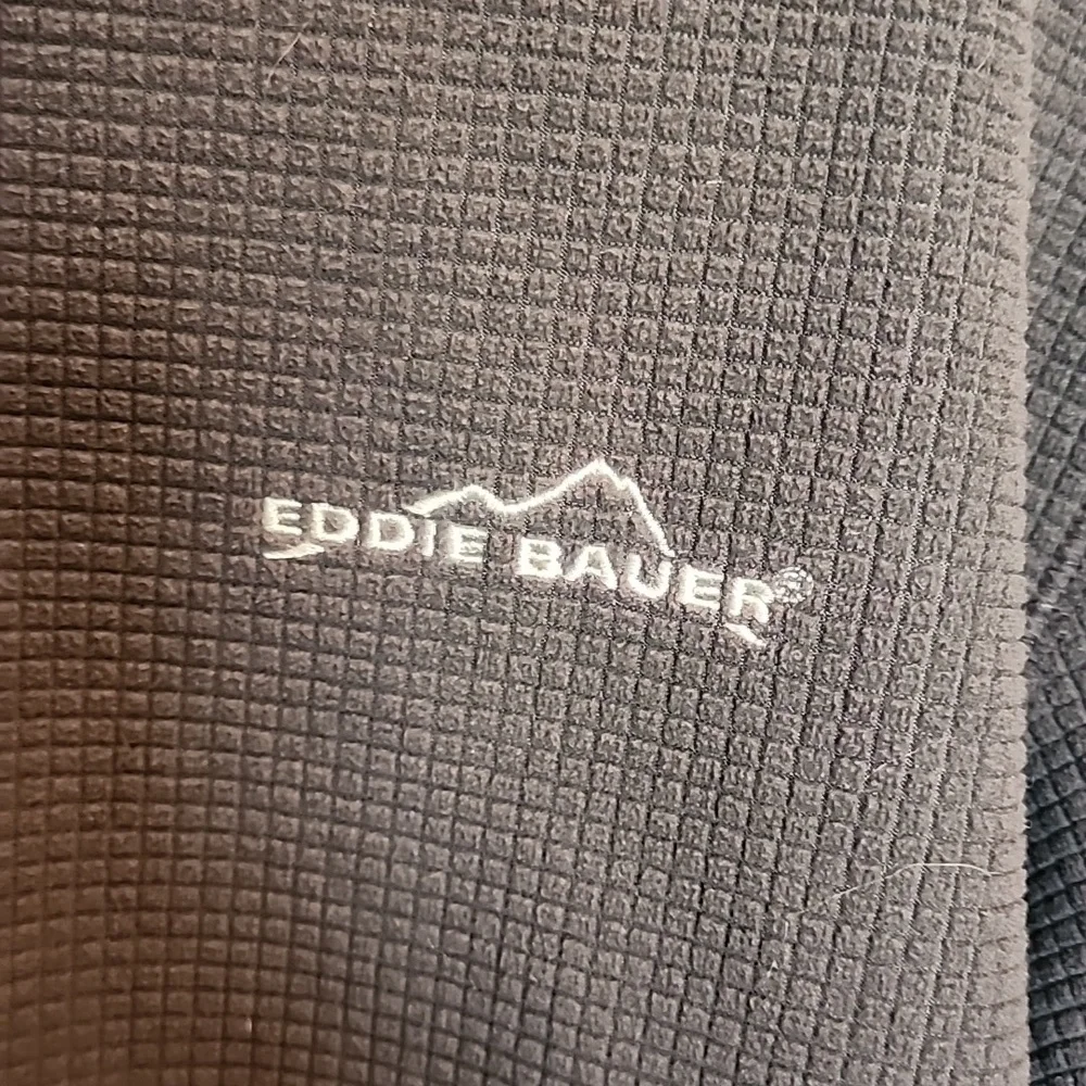 Eddie bauer grid fleece quarter zip - Picture 2 of 5